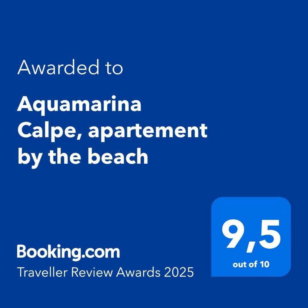 Aquamarina I Calpe, Apartement By The Beach Esterno foto